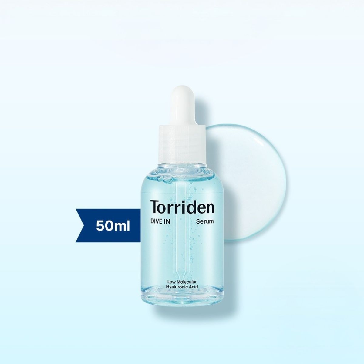 Torriden DIVE IN Low Molecular Hyaluronic Acid Serum for Moisture Glow, Inner Deep Moisutre, 50ml