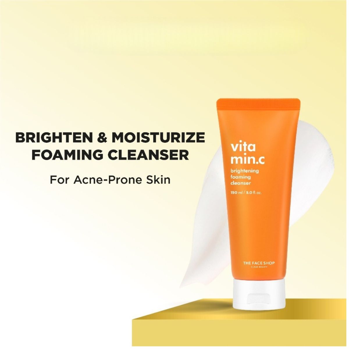THE FACE SHOP Vitamin Brightening Foaming Cleanser 150ml