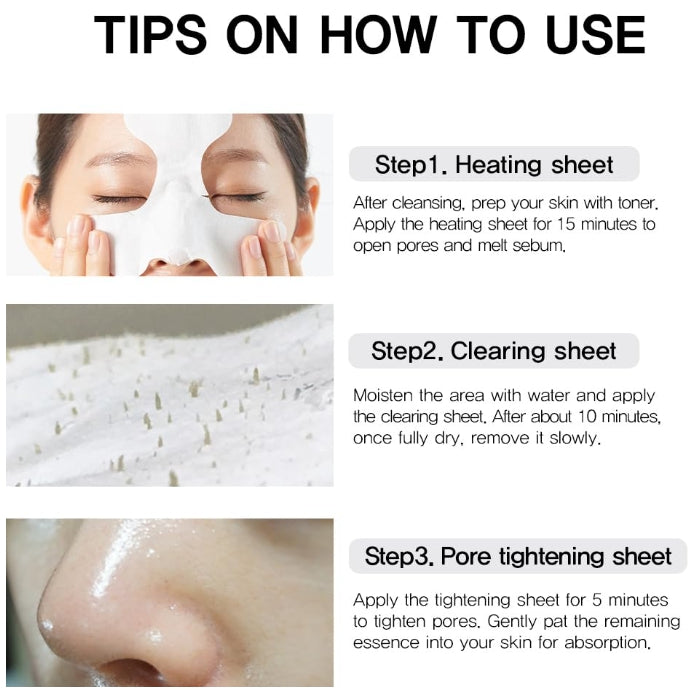 NIGHTINGALE 3 Steps Tako Pack Blackhead Clear Solution