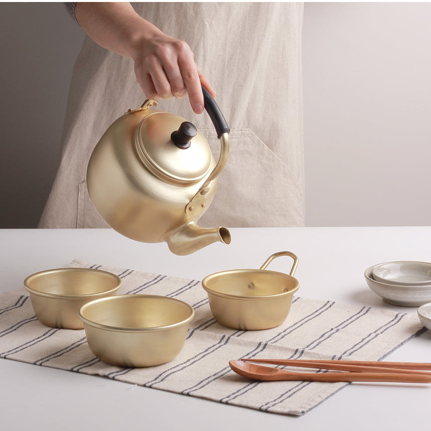 Korean Rice Wine Kettle, Korean Golden Kettle