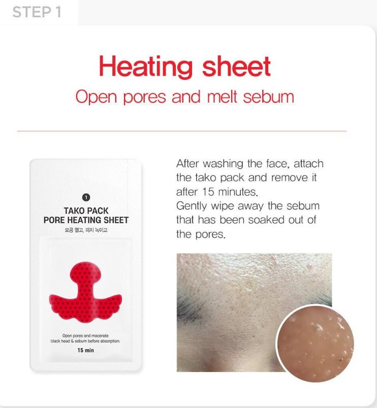 NIGHTINGALE 3 Steps Tako Pack Blackhead Clear Solution