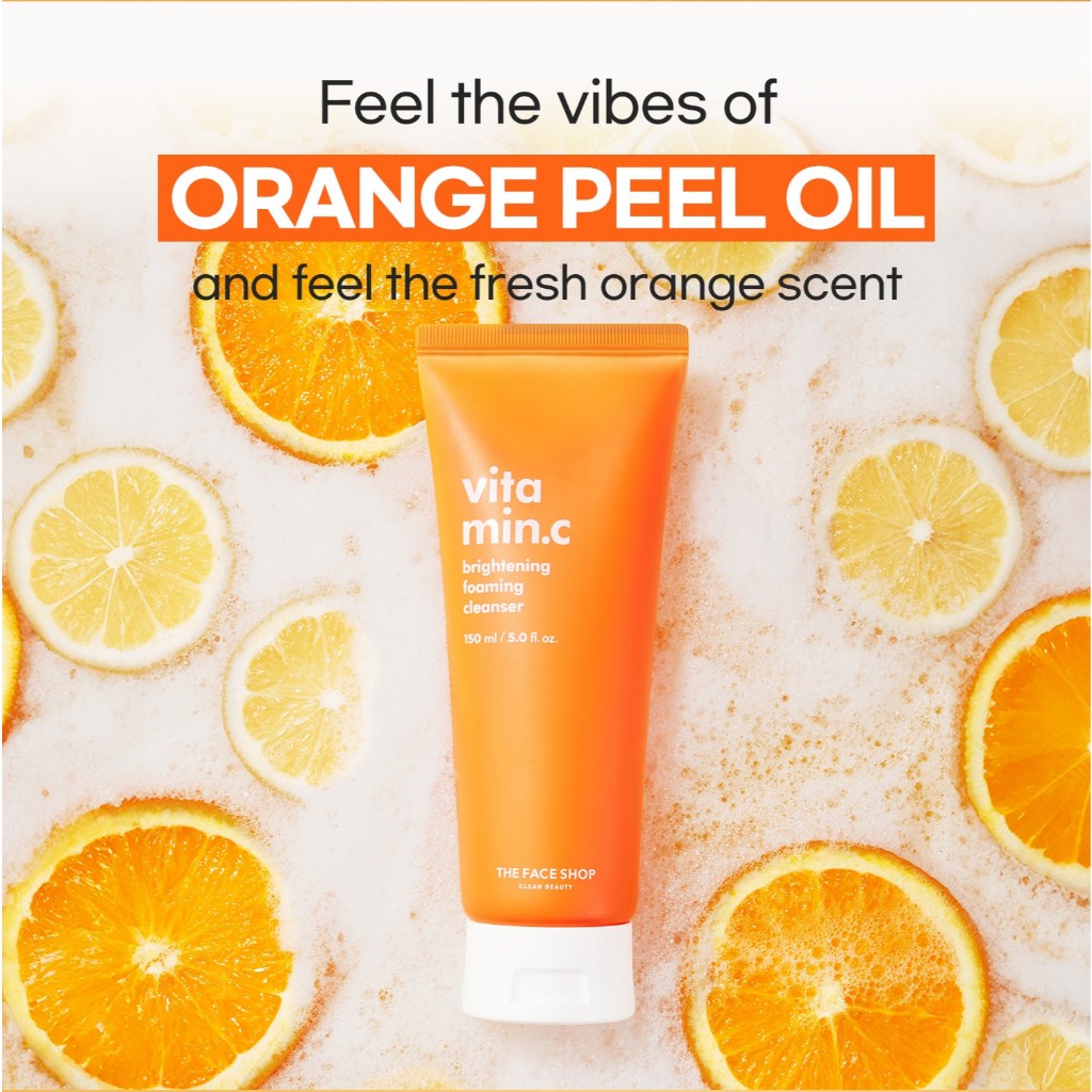 THE FACE SHOP Vitamin Brightening Foaming Cleanser 150ml
