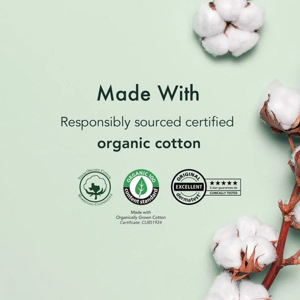 Rael Organic Cotton Cover Sanitary Pads Overnight