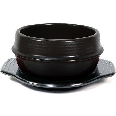 Korean Cray Pot with tray (Ddukbaegi) Korean Stone Pot