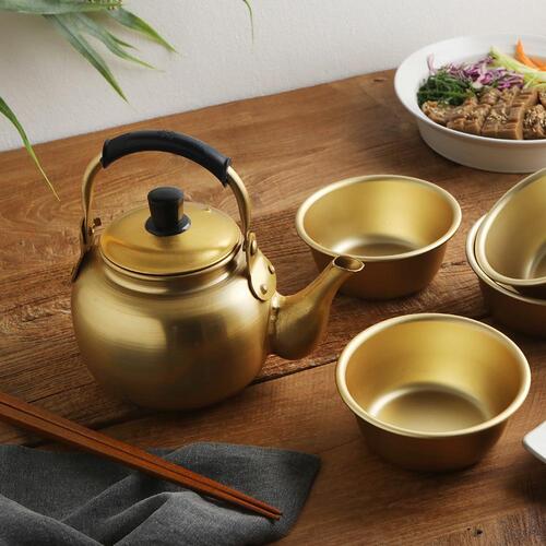 Korean Rice Wine Kettle, Korean Golden Kettle
