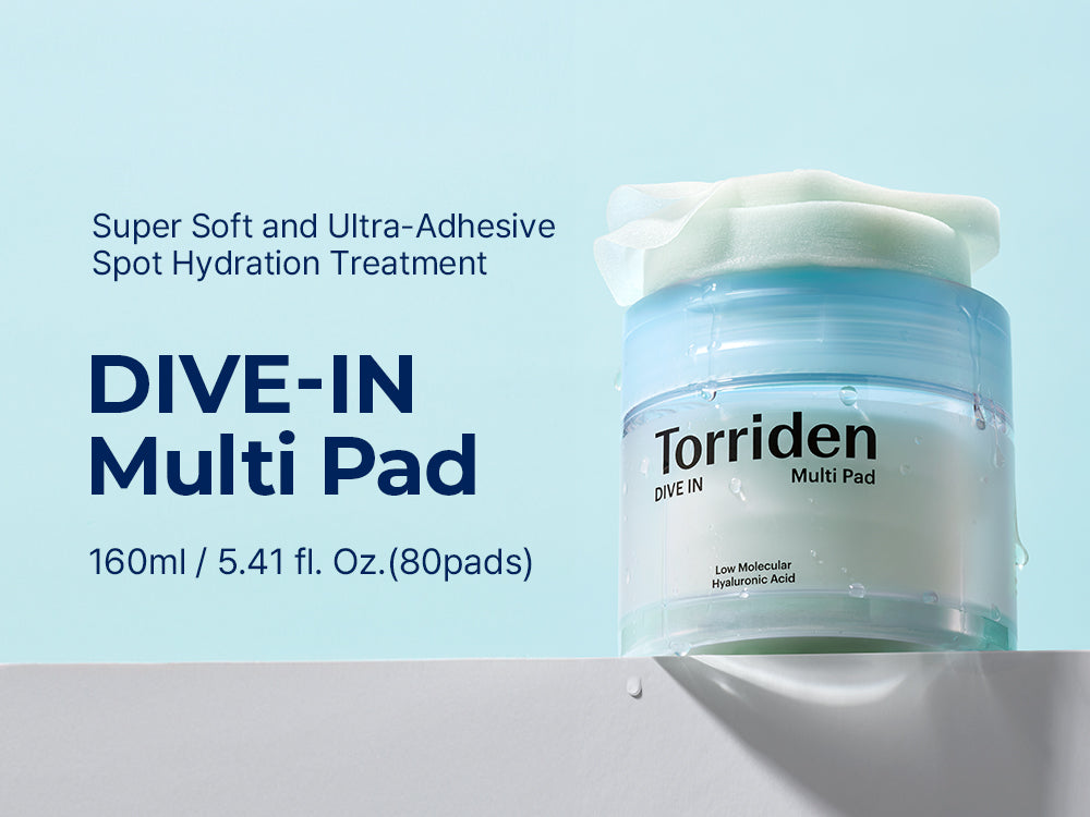 Torriden Dive In Low Molecular Hyaluronic Acid Multi Pad 90 Pads Special Set (80+10 Pads)