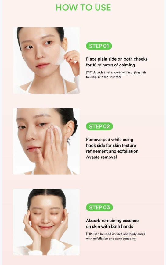 Abib Heartleaf Essence Pad Clear Touch 70P