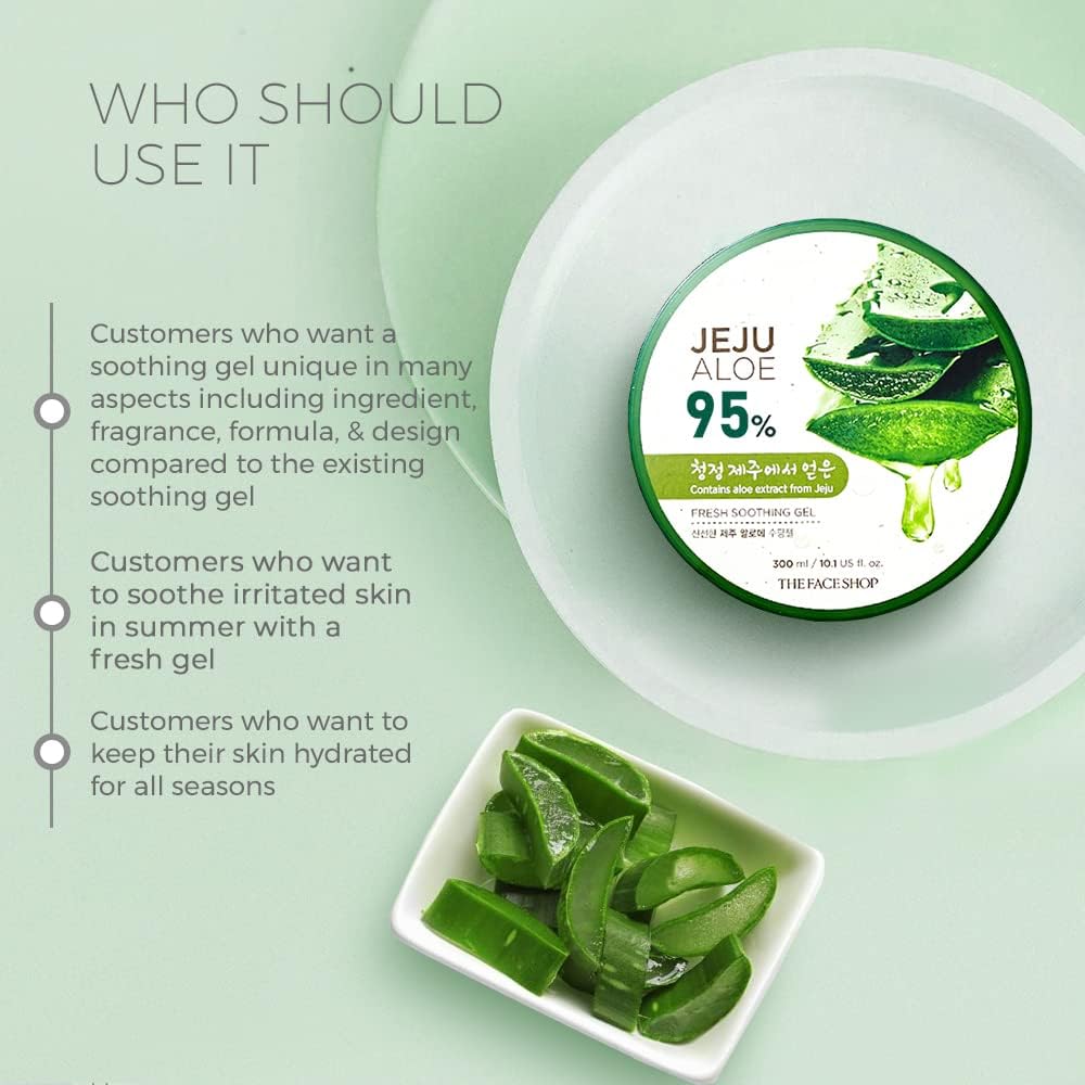 Jeju Aloe Fresh Soothing Gel 300ml