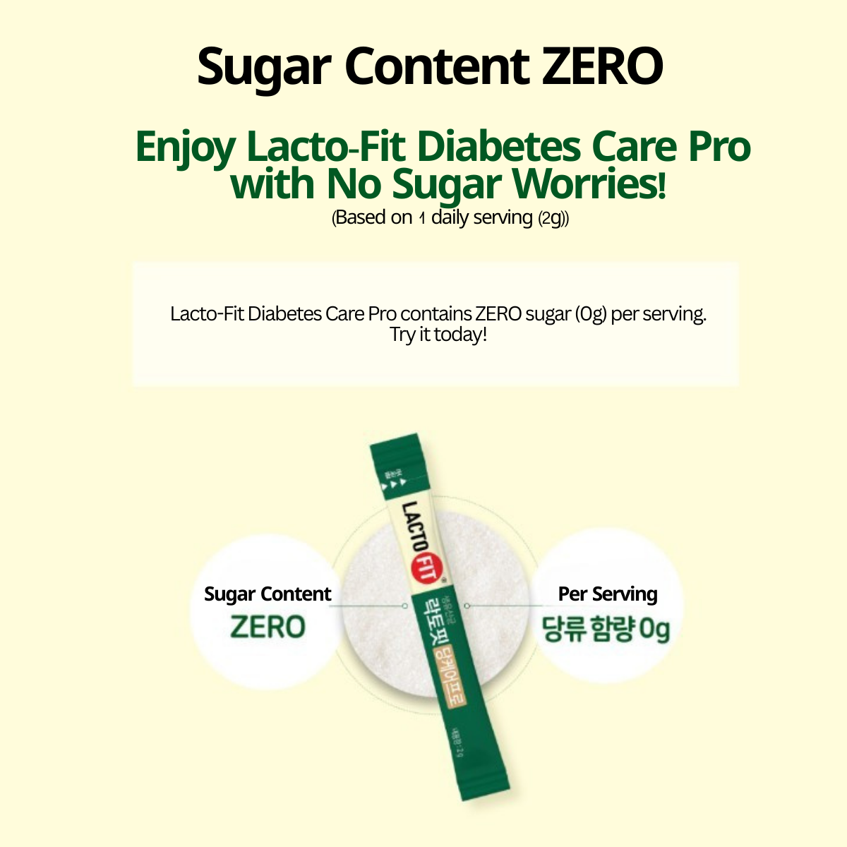 LACTO-FIT Blood Sugar Care Pro 30 Sticks (1-month supply)