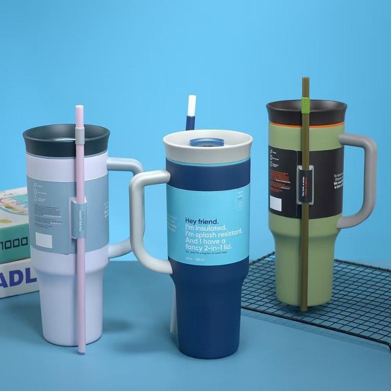 UrbanGrip™ 40oz Insulated Stainless Steel Tumbler with Handle
