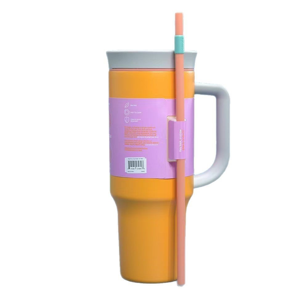 UrbanGrip™ 40oz Insulated Stainless Steel Tumbler with Handle