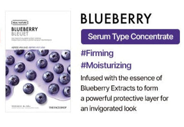The Face Shop Real Nature Face Mask Blueberry