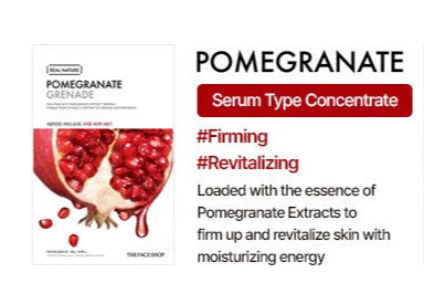 The Face Shop Real Nature Face Mask Pomegranate