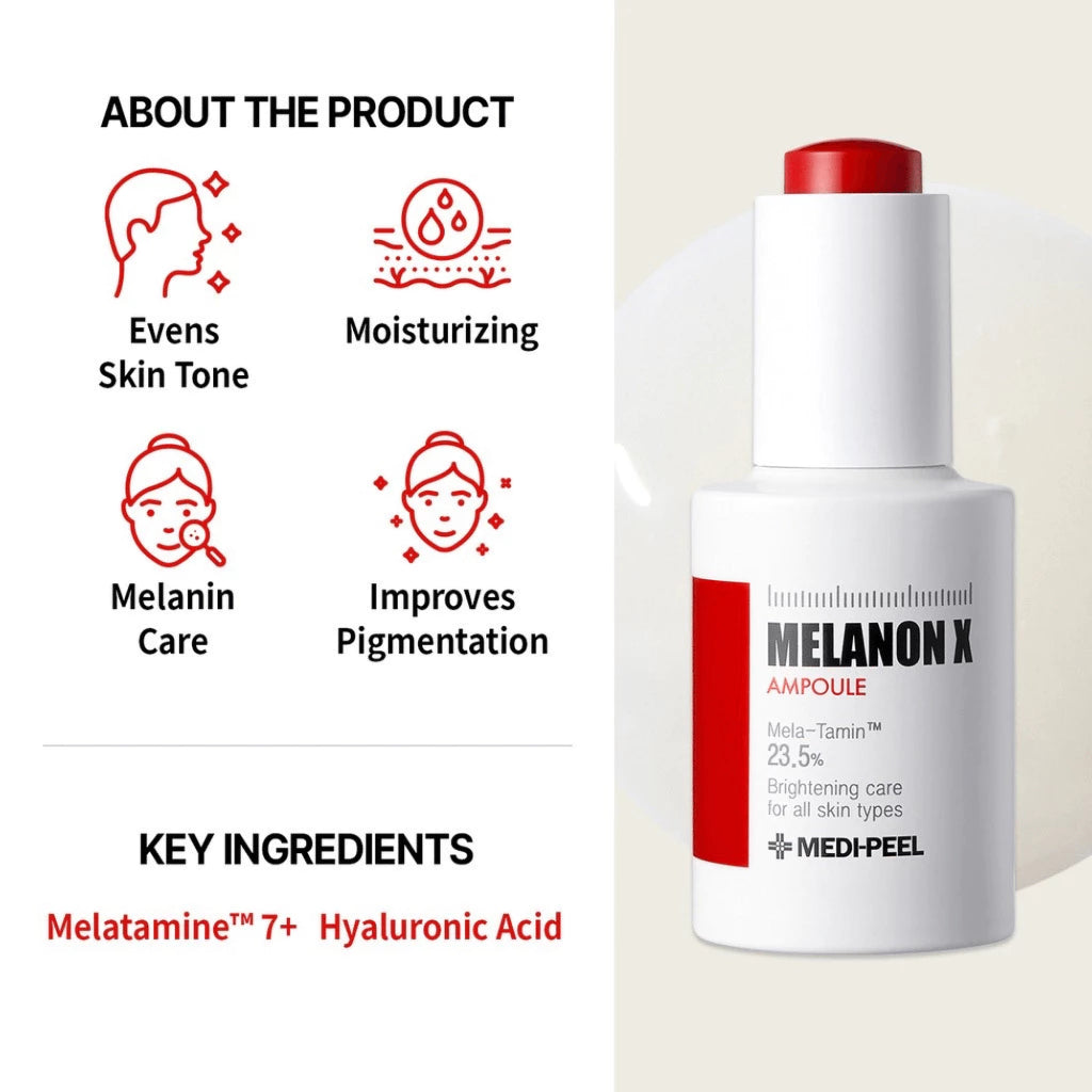 MEDI-PEEL Melanon X Ampoule 15ml – Visible Results in 7 Days
