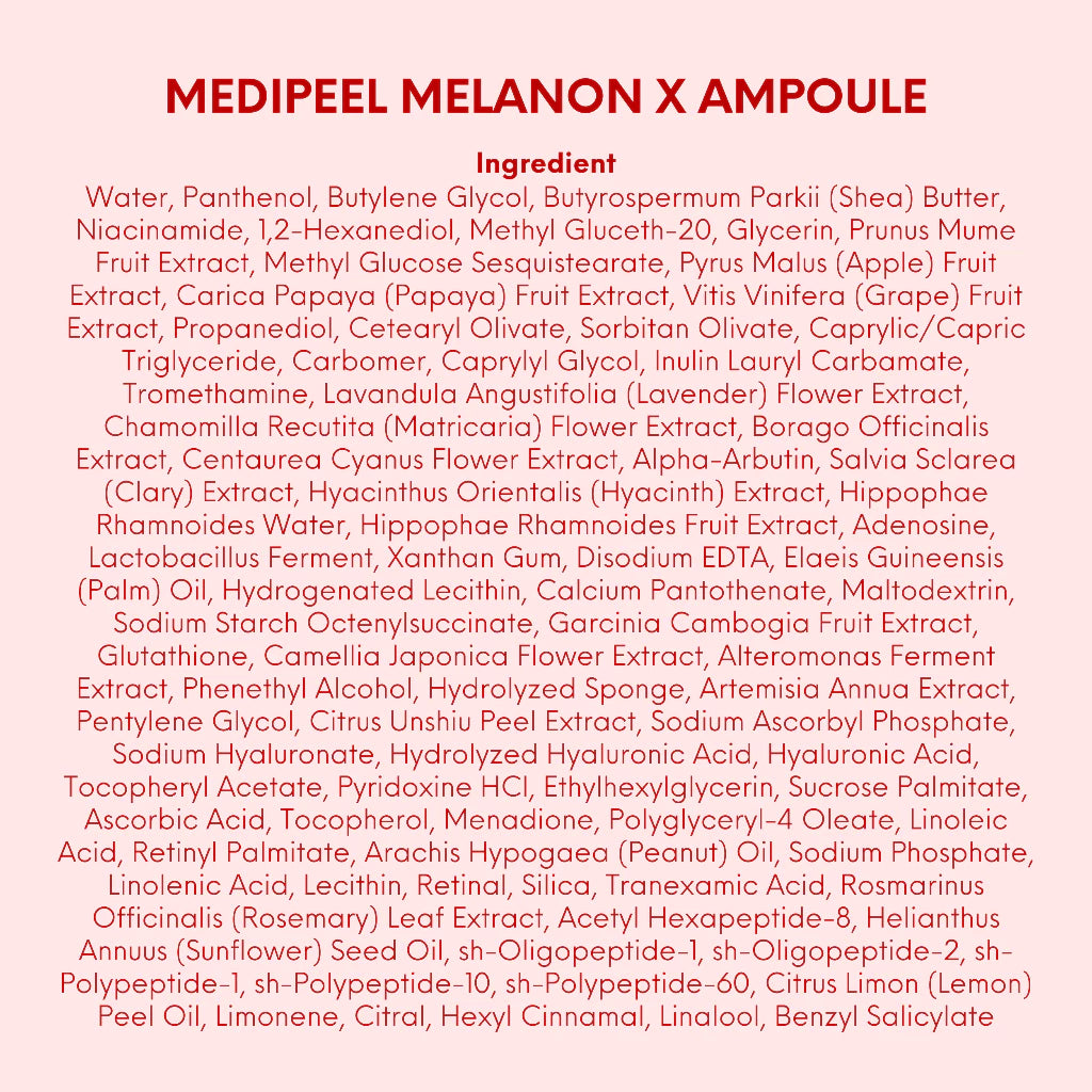 MEDI-PEEL Melanon X Ampoule 15ml – Visible Results in 7 Days