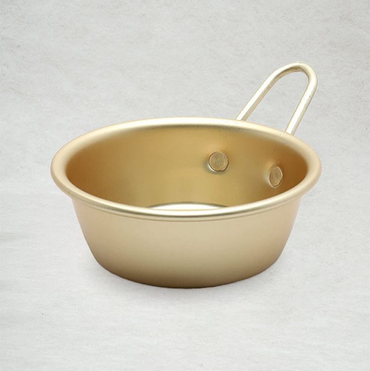 Korean Golden Cup (Makgeolli Cup) Korean Rice Wine bow