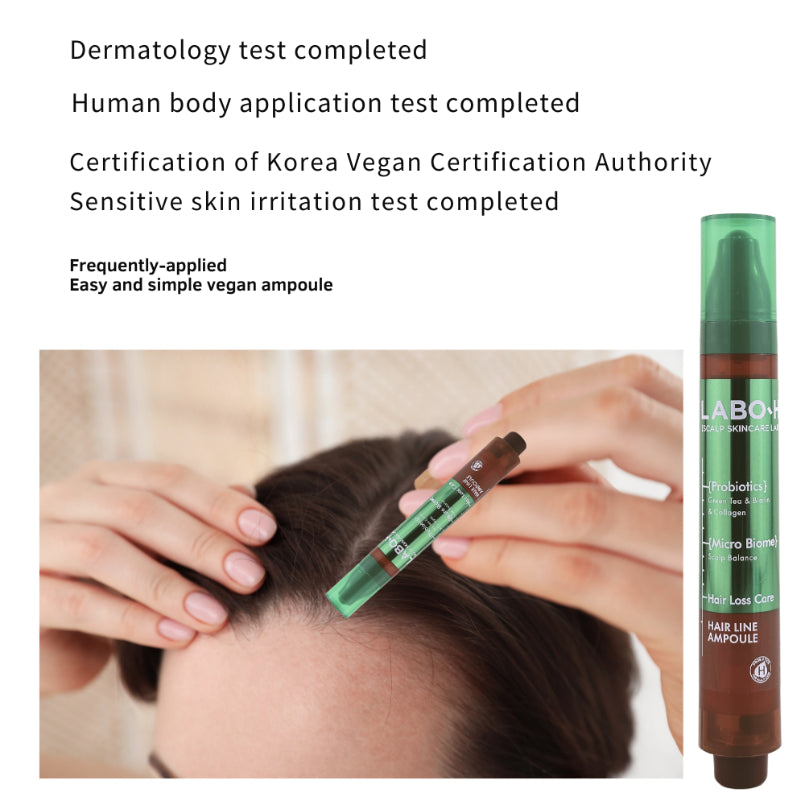 LABO-H Scalp Strengthening Clinic Hairline Ampoule 15ml + 15ml (+Shampoo 50ml)