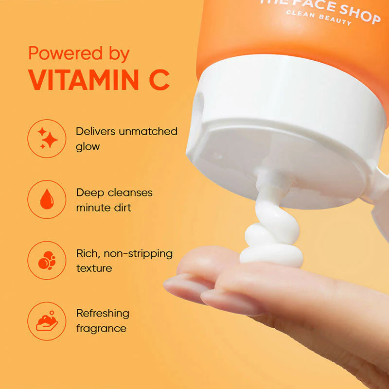 THE FACE SHOP Vitamin Brightening Foaming Cleanser 150ml
