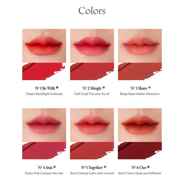 Hug Velvet Lip Tints