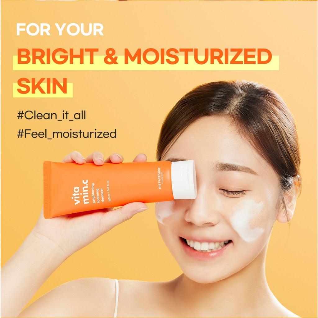 THE FACE SHOP Vitamin Brightening Foaming Cleanser 150ml