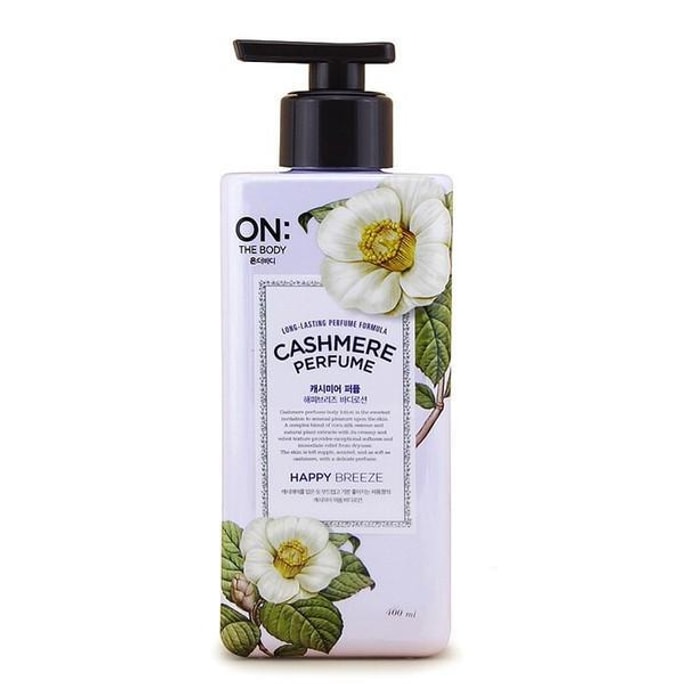 LG ON THE BADY Cashmere Perfume BODY LOTION 400ml