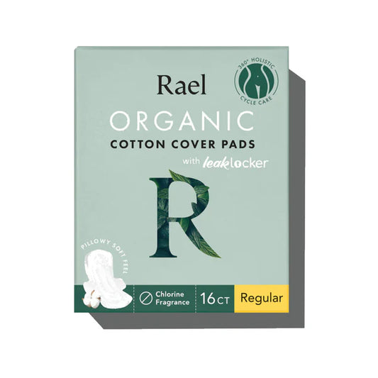 Rael Organic Cotton Cover Sanitary Pads Regular