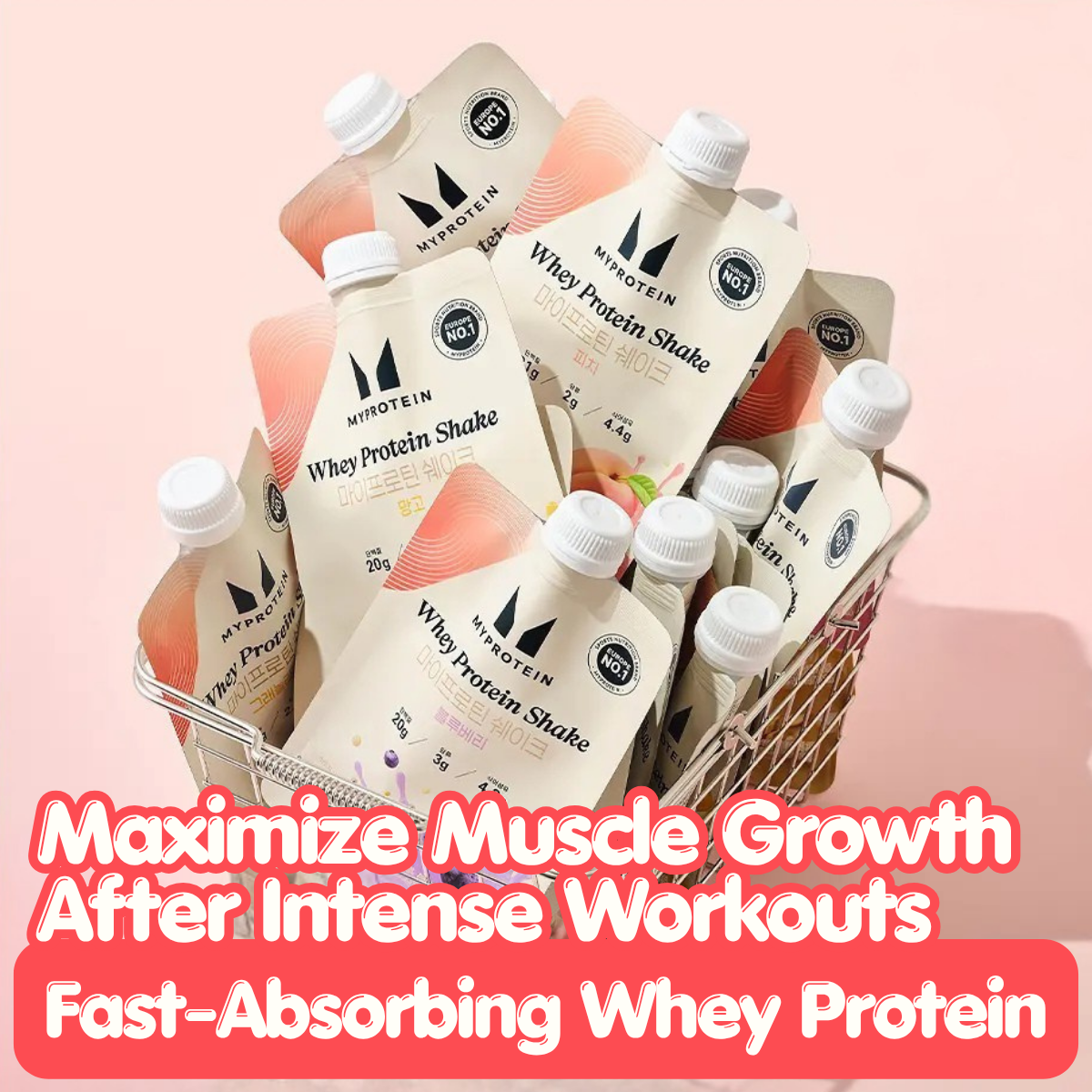 [MYPROTEIN] Whey Protein Shake 45g (7 Flavors)