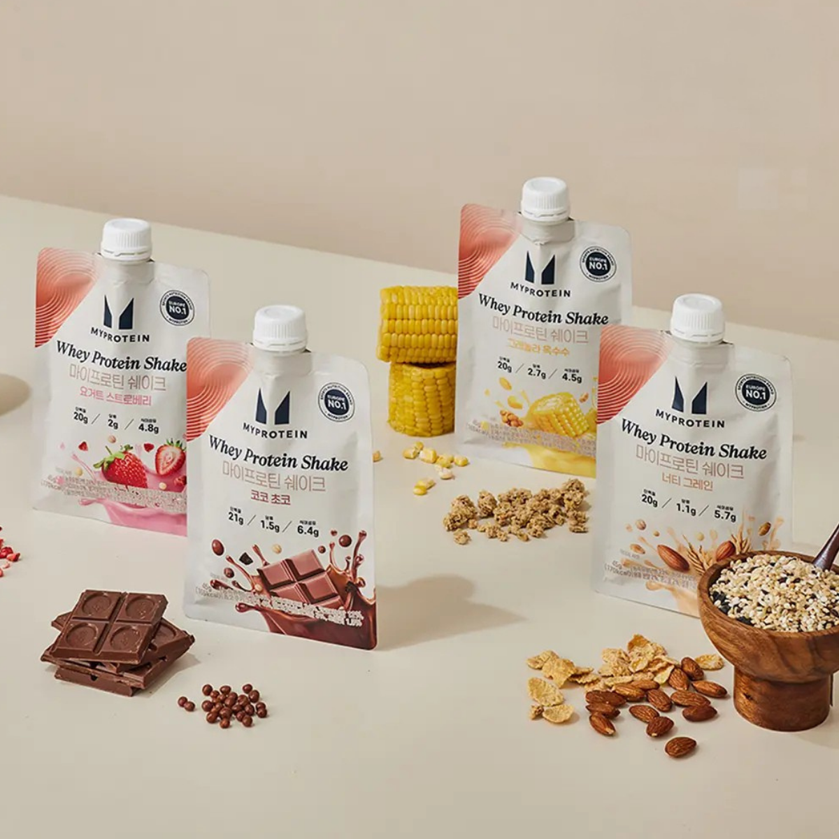 [MYPROTEIN] Whey Protein Shake 45g (7 Flavors)
