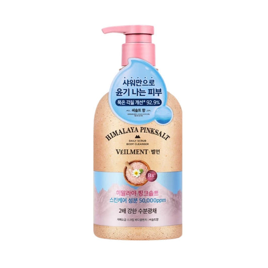 On The Body Veilment Natural Spa Scrub Body Wash 600g (Himalaya Pinksalt)