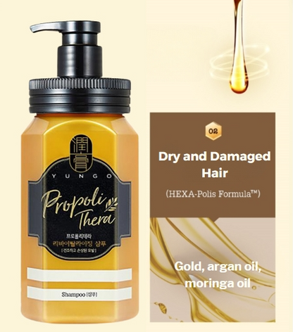 LG YUNGO Elastine Propolithera Vitalizing Shampoo 500ml (Dry & Damage)