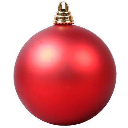 Christmas Decoration Red Ball Electroplating Plastic Christmas Tree Atmosphere Pendant