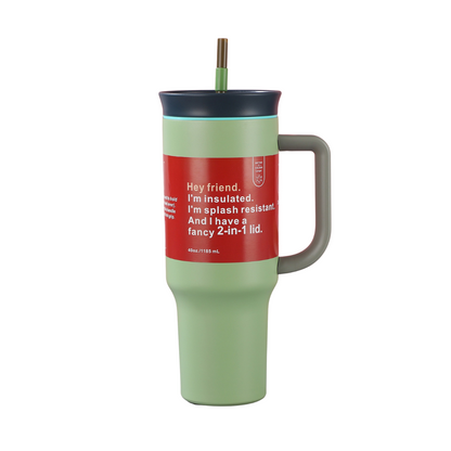 UrbanGrip™ 40oz Insulated Stainless Steel Tumbler with Handle