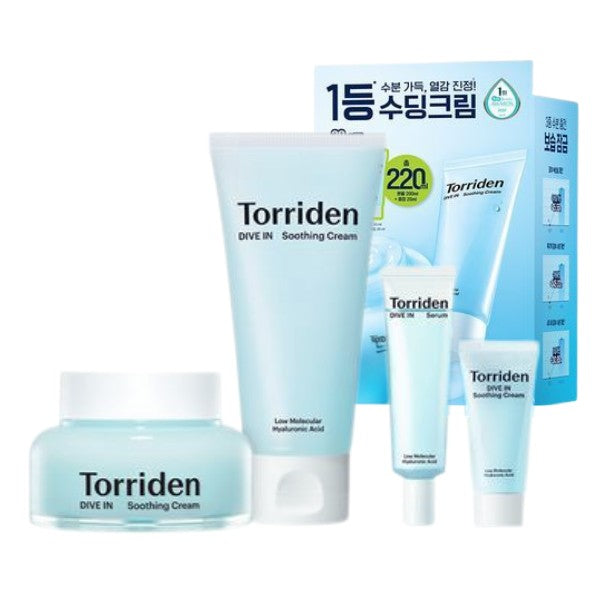 Torriden DIVE IN Soothing Cream 100ml Double Pack (+Soothing Cream 20ml+Serum 20ml)