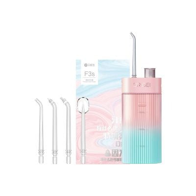 Dr Bei F3S Portable Electric Water Flosser With 4 Nozzles