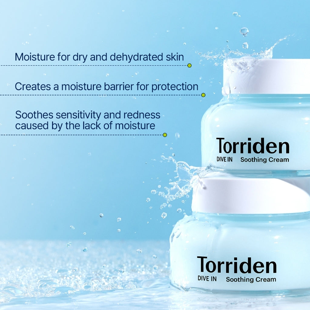 Torriden DIVE IN Low Molecular Hyaluronic Acid Facial Soothing Cream 100ml