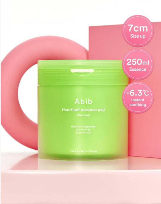 Abib Heartleaf Essence Pad Clear Touch 70P