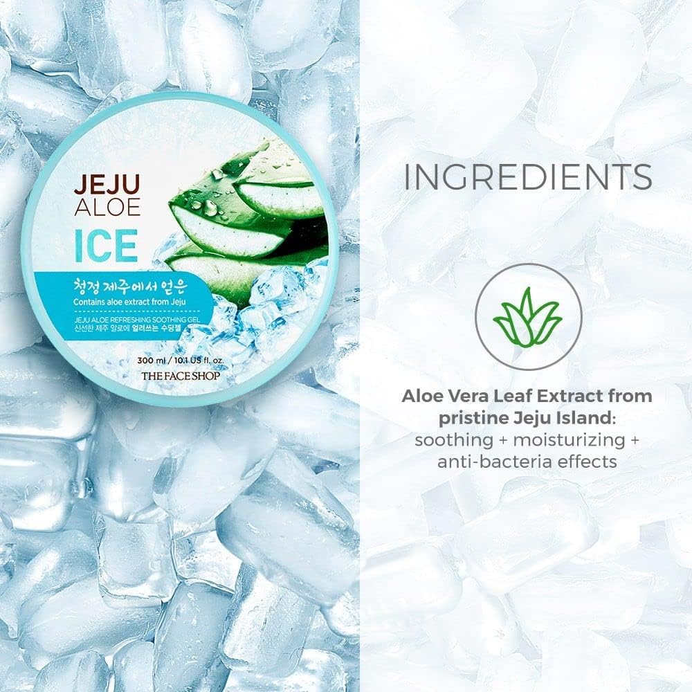 Jeju Aloe Ice Refreshing Soothing Gel 300ml