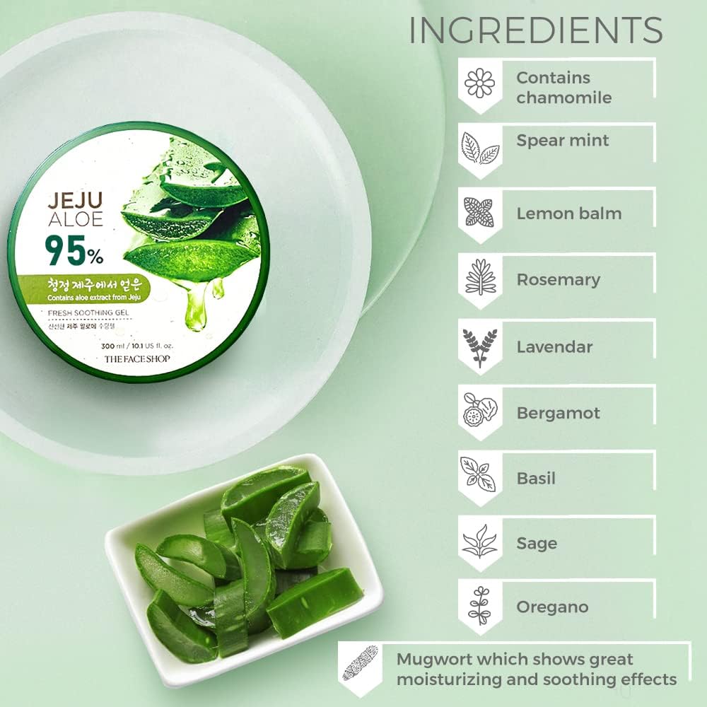Jeju Aloe Fresh Soothing Gel 300ml