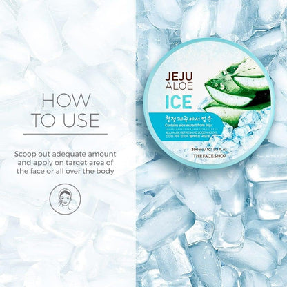 Jeju Aloe Ice Refreshing Soothing Gel 300ml