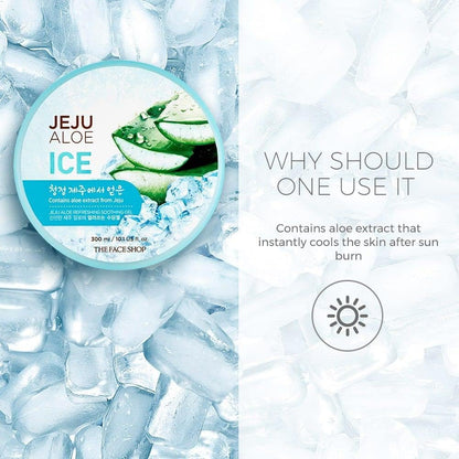 Jeju Aloe Ice Refreshing Soothing Gel 300ml