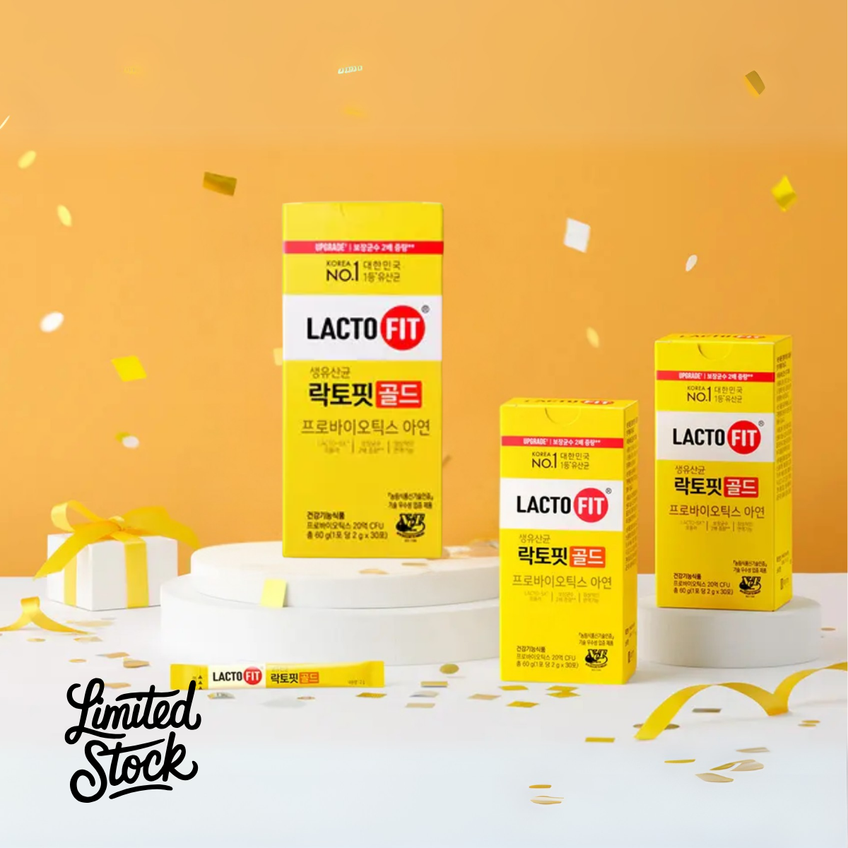 [Special Limited]LACTO-FIT Probiotics Gold 30 Sticks (1-month supply)