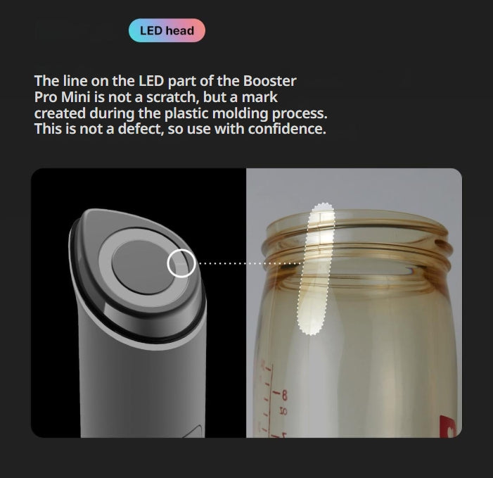 [MEDICUBE] AGE-R Mini Booster Pro | Portable Glow Booster | Spot Care (White/Baby Pink)