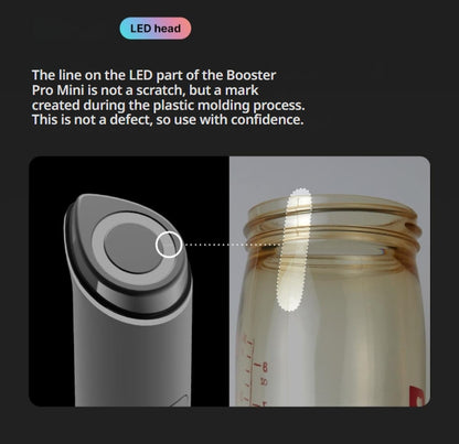 [MEDICUBE] AGE-R Mini Booster Pro | Portable Glow Booster | Spot Care (White/Baby Pink)