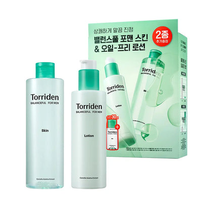 [Men's Skincare] Torriden Balanceful For Men, Skin & Oil-Free Lotion Sets