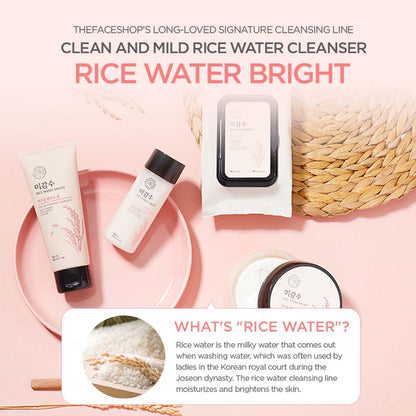 THE FACE SHOP Rice Water Bright Rice Bran Foaming Cleanser 150ml