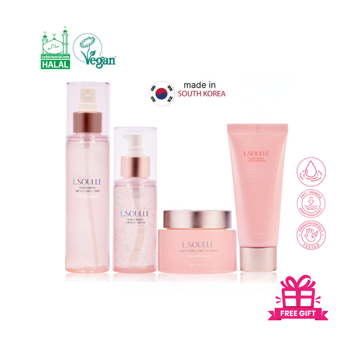 [HALAL] L.Soulle Day All Day Routine Skincare Set