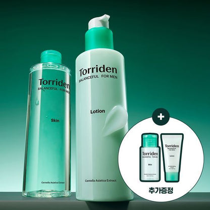[Men's Skincare] Torriden Balanceful For Men, Skin & Oil-Free Lotion Sets