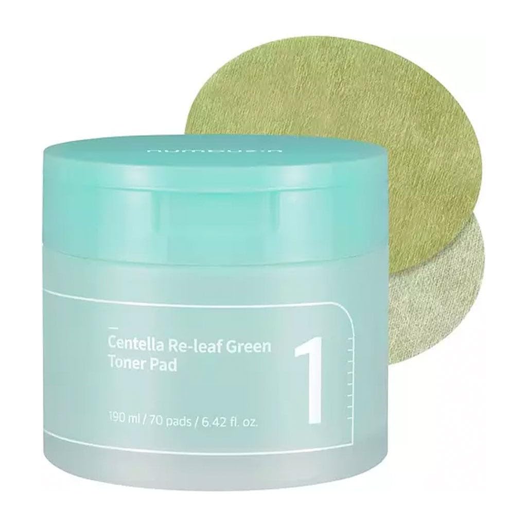 [TANNING POCHAKO EDITION] numbuzin No. 1 Centella Re-leaf Green Toner Pad 70P Set (+Refill 70P)