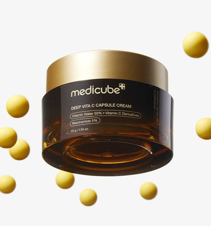 [Limited] Medicube Deep Vita C Capsule Cream set + Oral Glutathione Gift (Melasma Brightening Cream)