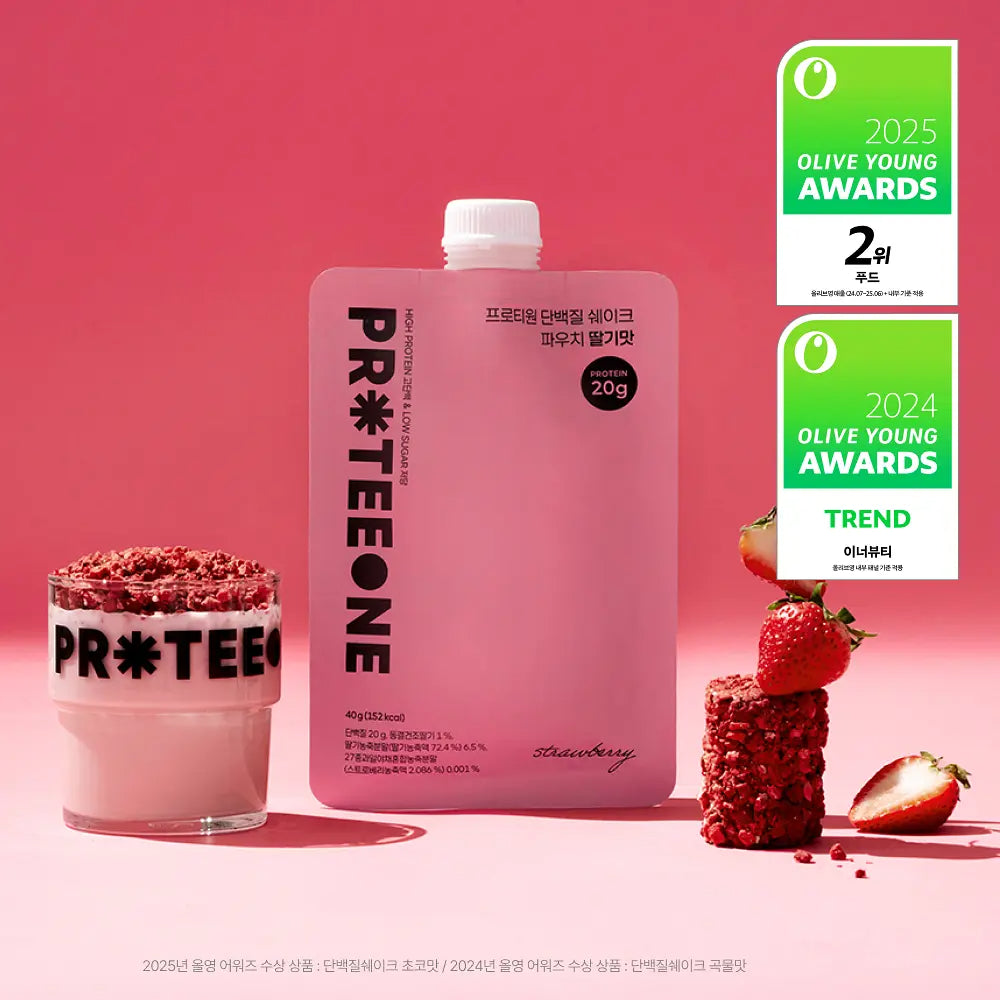 [PROTEEONE] Shake Pouch 40g, 5 Flavors